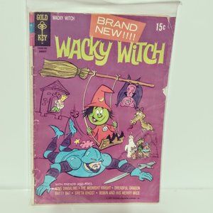 Gold Key No#1 WACKY WITCH 10265-101  1971 January 15 cents